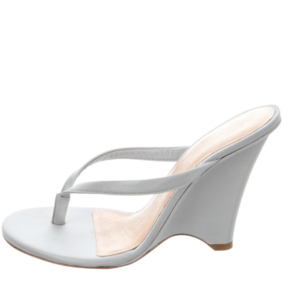 Yeezy Chrome Reflective Thong Sandals